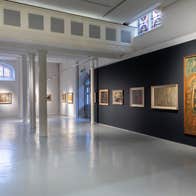 A view of the Nano Reid Adamantine installation on display in the Highlanes Gallery