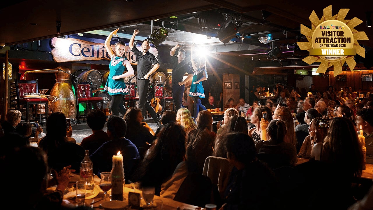 Dancers at Celtic Nights Dinner & Show