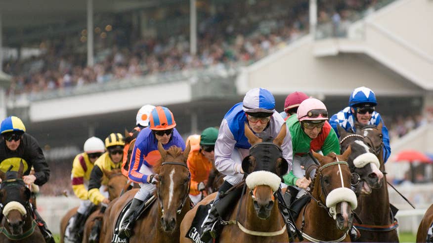 Race at Galway Racecourse.