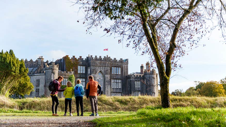 A family at Birr Castle and Demesne, Co Offaly
