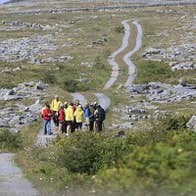 Walkers in the Burren