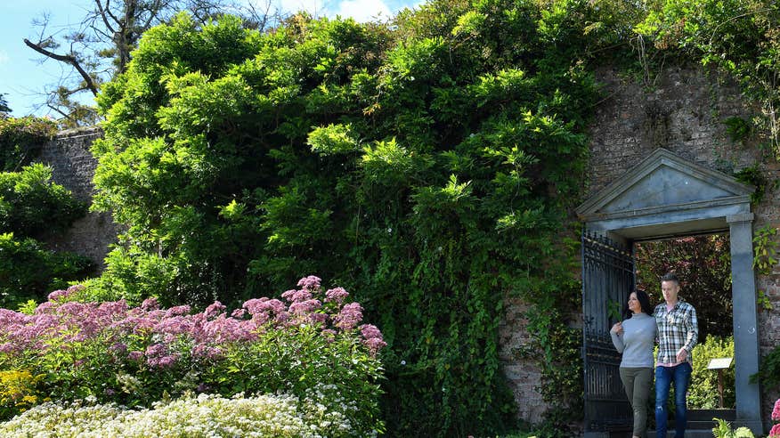A couple in the Mount Congreve Gardens in Co Waterford