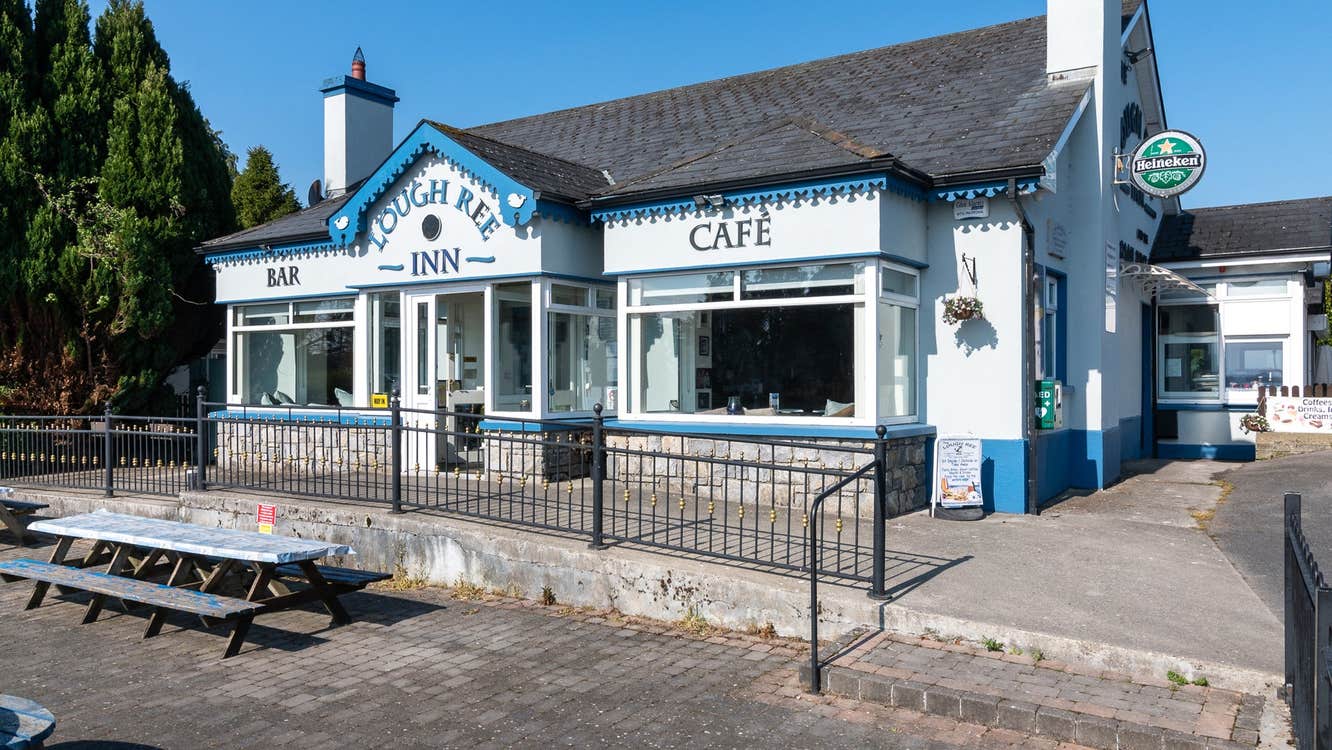 The exterior of the Lough Ree Inn