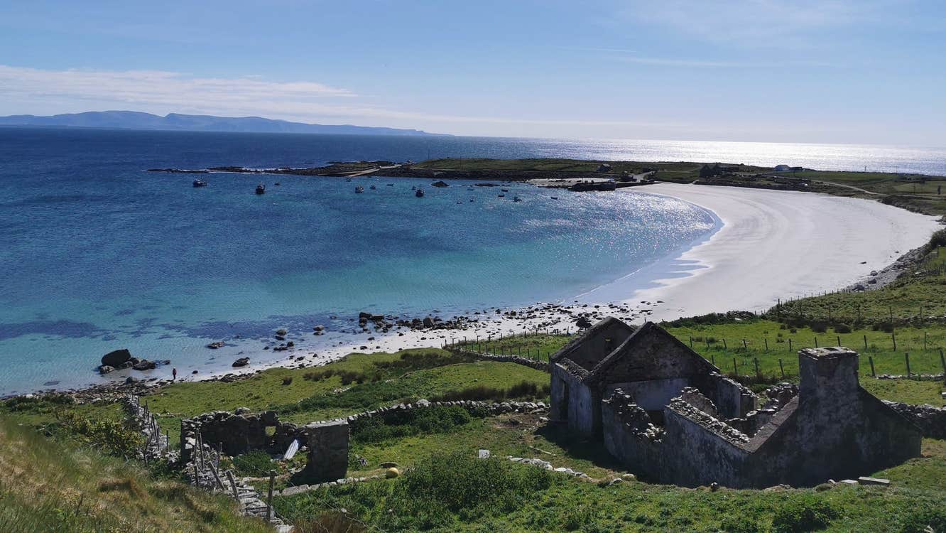 Coastal views of Aphort Beach Arranmore Island
