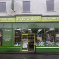 Exterior of a health food shop