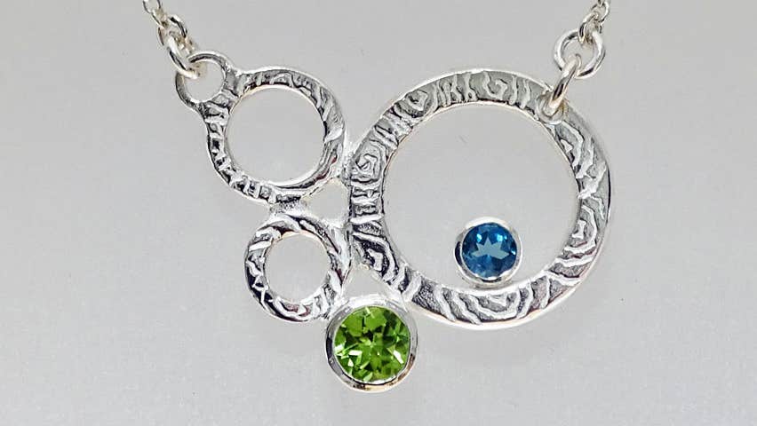 A piece of pendant jewellery from NU Jewellery in Dingle