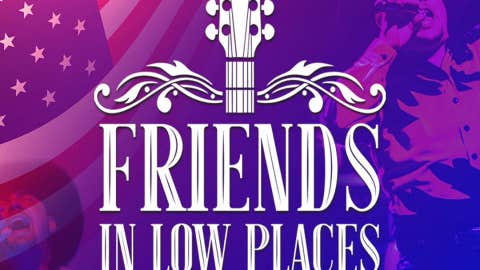 Poster for Friends in Low Places tribute by Trevor Smith