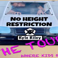 Kyle Riley with rock music show for children