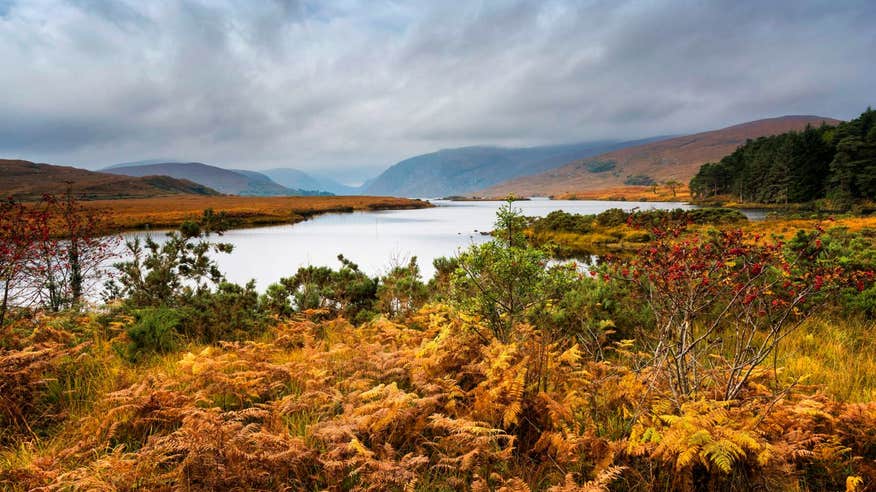 A landscape picture of Glenveagh National Park.