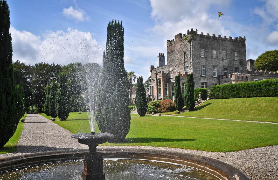 Fountain At Huntington Castle And Gardens County Carlow