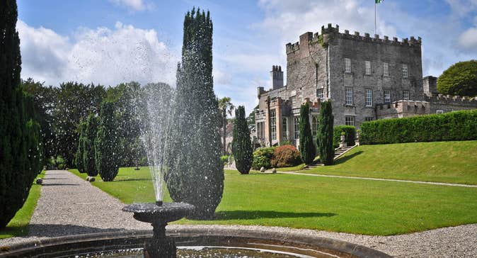 Fountain At Huntington Castle And Gardens County Carlow