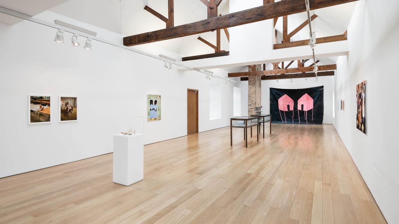 A view of the contemporary art space at Lismore Castle Art Gallery