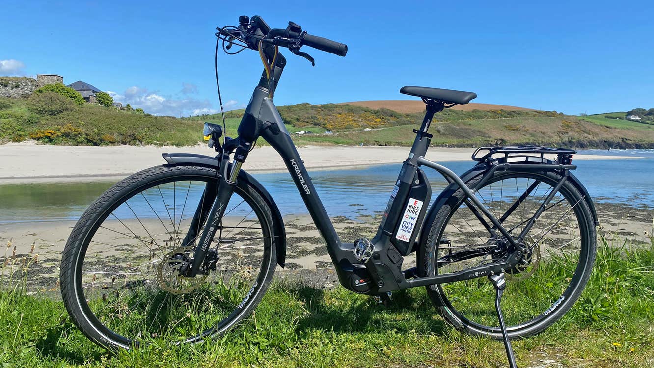 City View Wheels electric bike outdoors