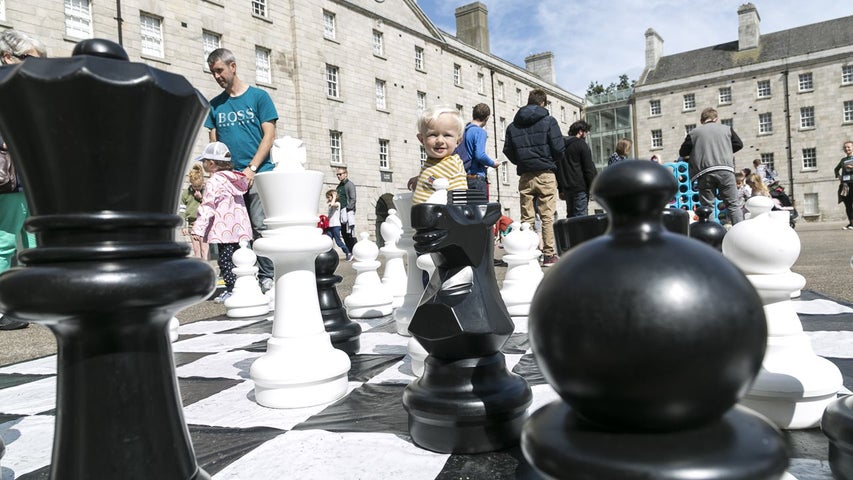 Image from Games on the Square as part of Heritage Week 2019