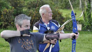 Image of man with bow and arrow