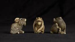 Animals of the Japanese Zodiac in Miniature