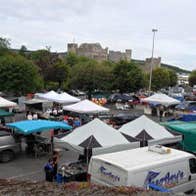 market stalls