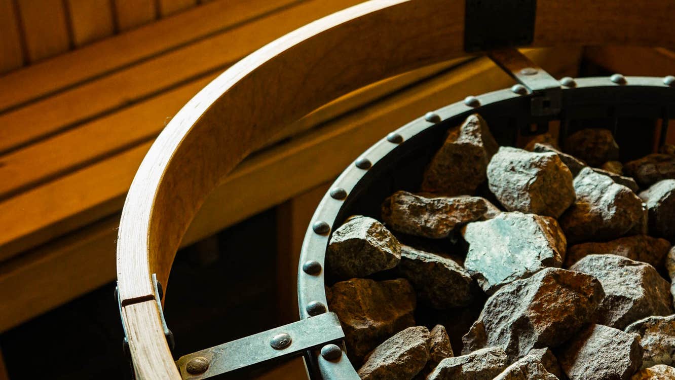 A view inside the The Hot Box Sauna in Graiguenamanagh Tinnahinch