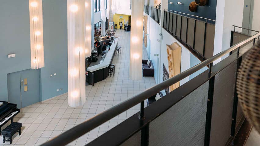 Foyer at glór Irish Music Centre Ennis County Clare