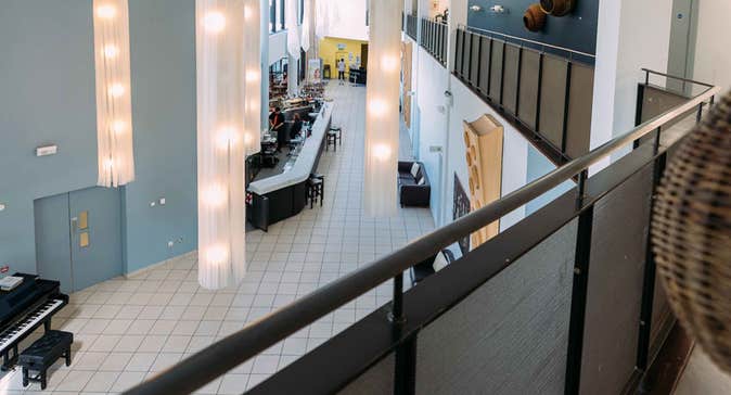 Foyer at glór Irish Music Centre Ennis County Clare