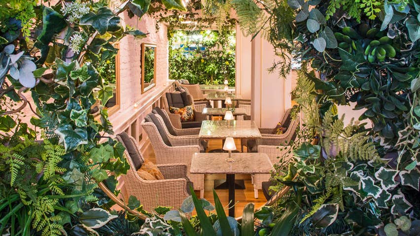 Interior of Sketch restaurant at the Imperial Hotel in Cork City