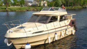 One of Pleasure Cruisers' rental boats on the Shannon