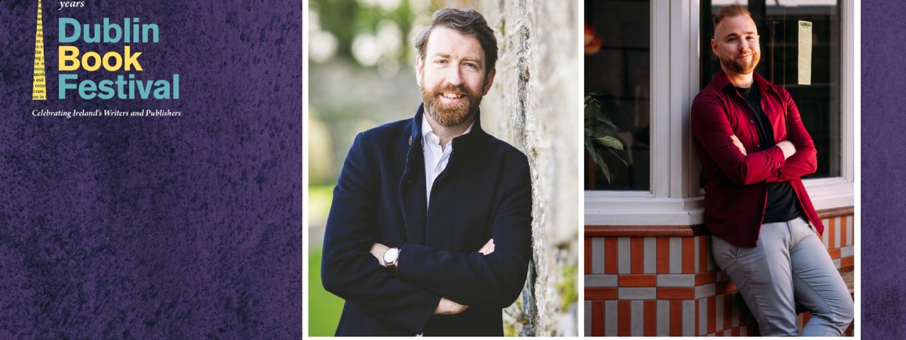 Colm O'Regan and Páraic Kerrigan appearing at Dublin Book Festival