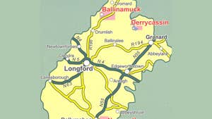 Map of Longford