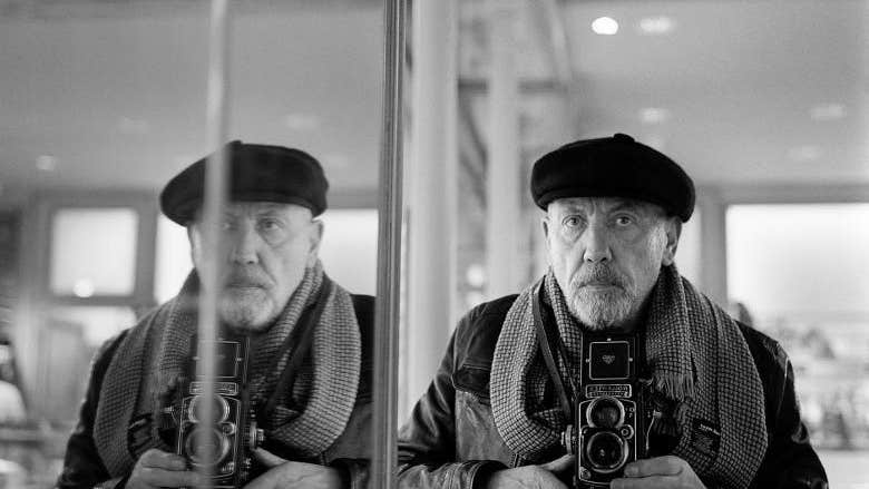 John Minihan, 'Self-portrait in Paris, 2016', 2016. National Gallery of Ireland Collection. Photograph by John Minihan. Copyright of University College Cork.