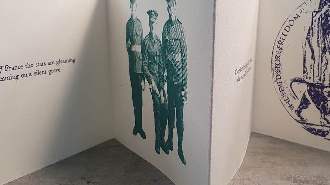 Concertina Artist Book with Blueway Art Studio