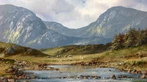 Barnanoraun in the Twelve Bens at Gormley's Fine Art