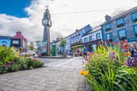 The town clock in Westport in Co Mayo