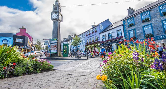 The town clock in Westport in Co Mayo