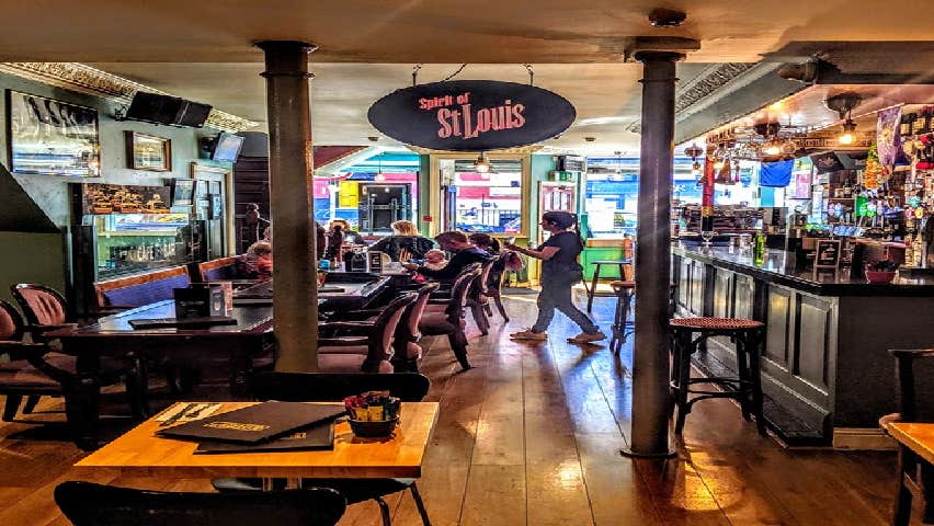 Interior of Bleecker Street