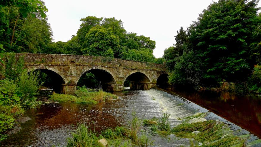 A bridge over a weir in Castlecomer, Kilkenny