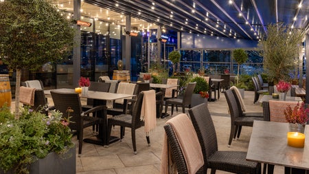 Terrace sitting