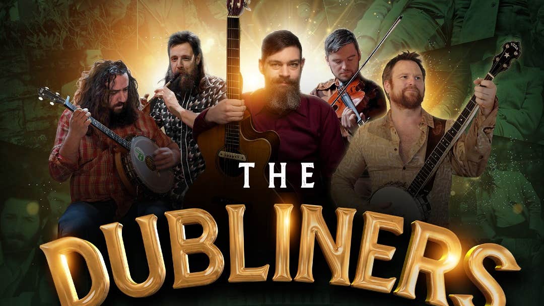 The Dubliners Encore at NOH Wexford, 5 men playing different instruments