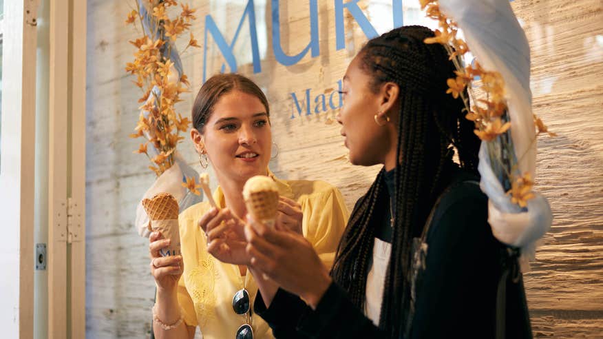 Women at Murphy's Ice Cream