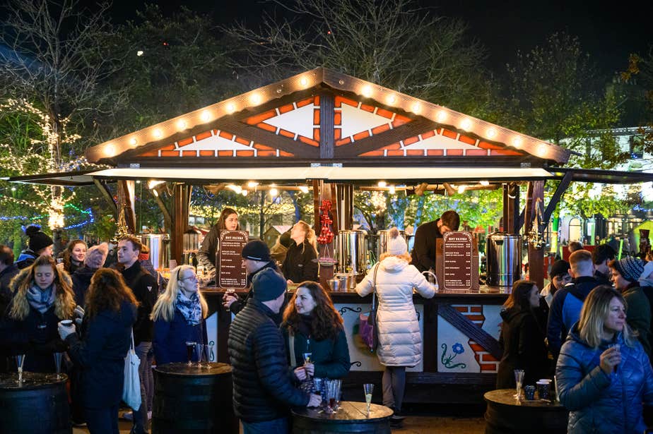 Enjoy the Christmas Market at Eyre Square, Galway.