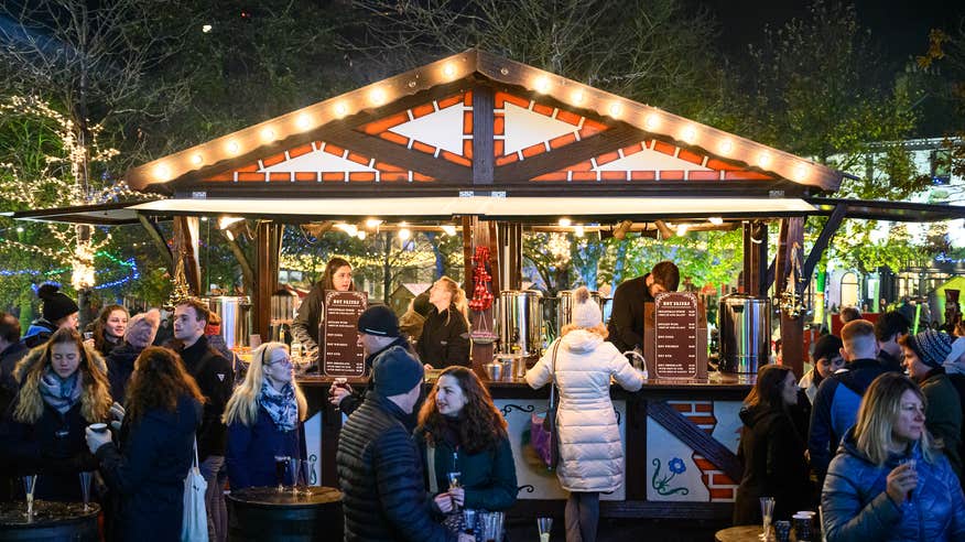 Enjoy the Christmas Market at Eyre Square, Galway.