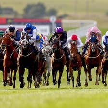 Image of horse racing in Naas in County Kildare