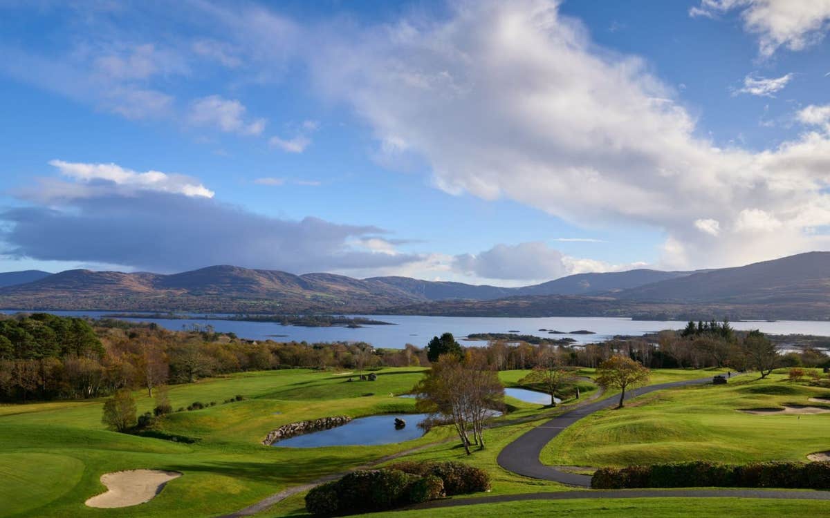 Panoramic view of the Ring of Kerry Golf Club