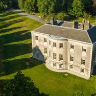 An aerial view of Avondale House and Forest Park