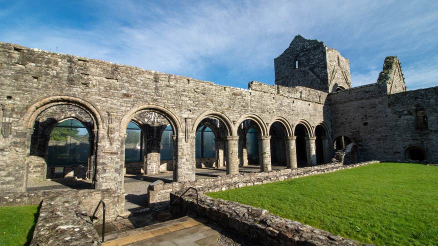 Boyle Abbey in County Roscommon.