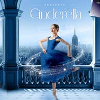 Ballet Ireland's Cinderella Poster, proudly supported by EY Ireland. Funded by The Arts Council and supported by RTE Supporting the Arts.