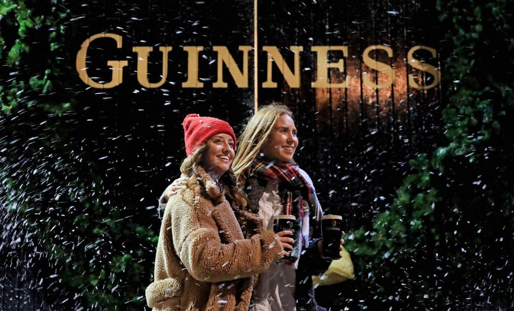 Celebrate Christmas the Dublin way at the Guinness Storehouse.