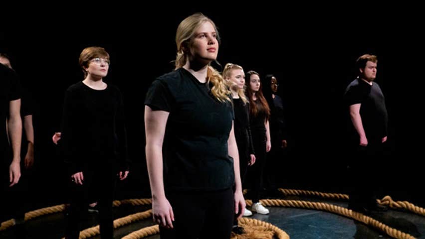 Actors at The Gaiety School of Acting Temple Bar Dublin City