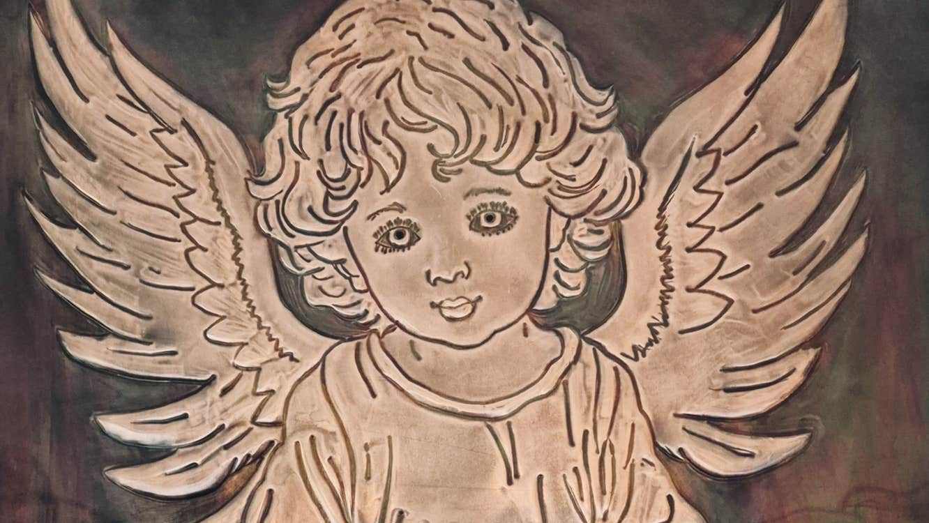 Donegal Christmas Copper Craft Workshop, a handcrafted Copper Angel
