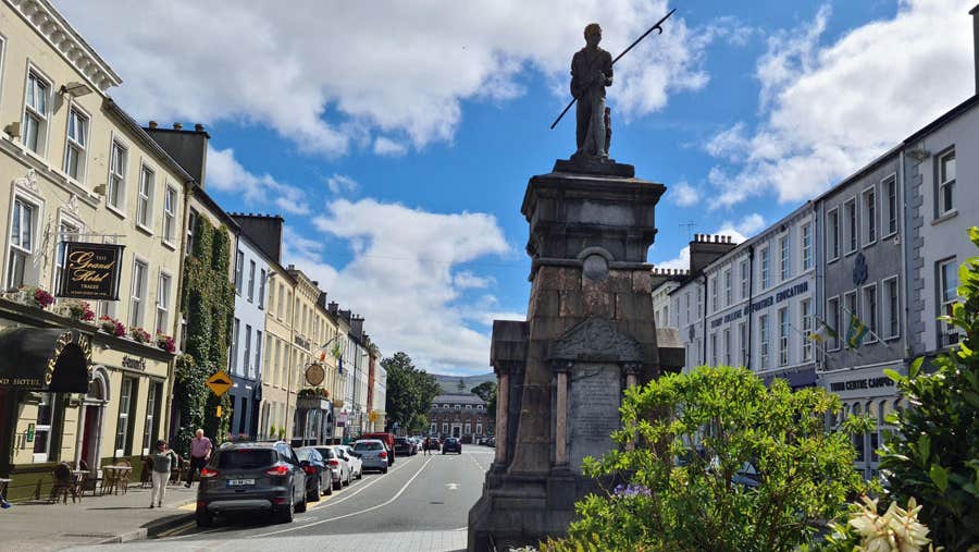 The Pikeman statue in Tralee commemorating the 1798 rebellion