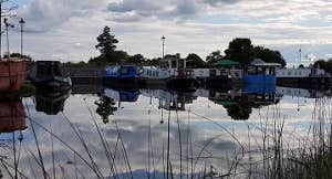 Image of boats docked at the harbour